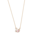 Colar Dazzling Swan Rose Gold Plating