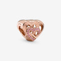 Charm Amuleto de corações de amor