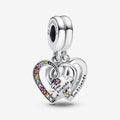 Charm Amizade Dois Coracoes