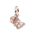 Charm Borboleta Rosa