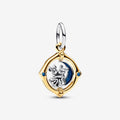 Charm Lua Giratória Mickey e Minnie