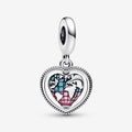 Charm Pendente Globo de Coracao