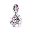 Charm Pendente de Coração e Árvore
