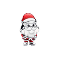 Charm de Papai Noel Brincalhão