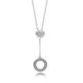 Colar em Y Circulo Pavé