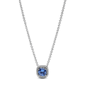 Colar Pingente Azul Brilhante