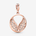 Mini Charm Medalhão Asas Ardentes
