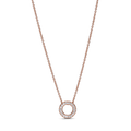 Colar Rose Circulo Brilhante
