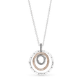 Colar Signature Circulo em Dois tons