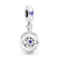 Charm Pendente Bussola Giratoria