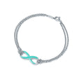 Pulseira Infinity Turquesa