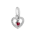 Charms Pendente Coração Esferas