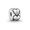 Charm Clip Coração